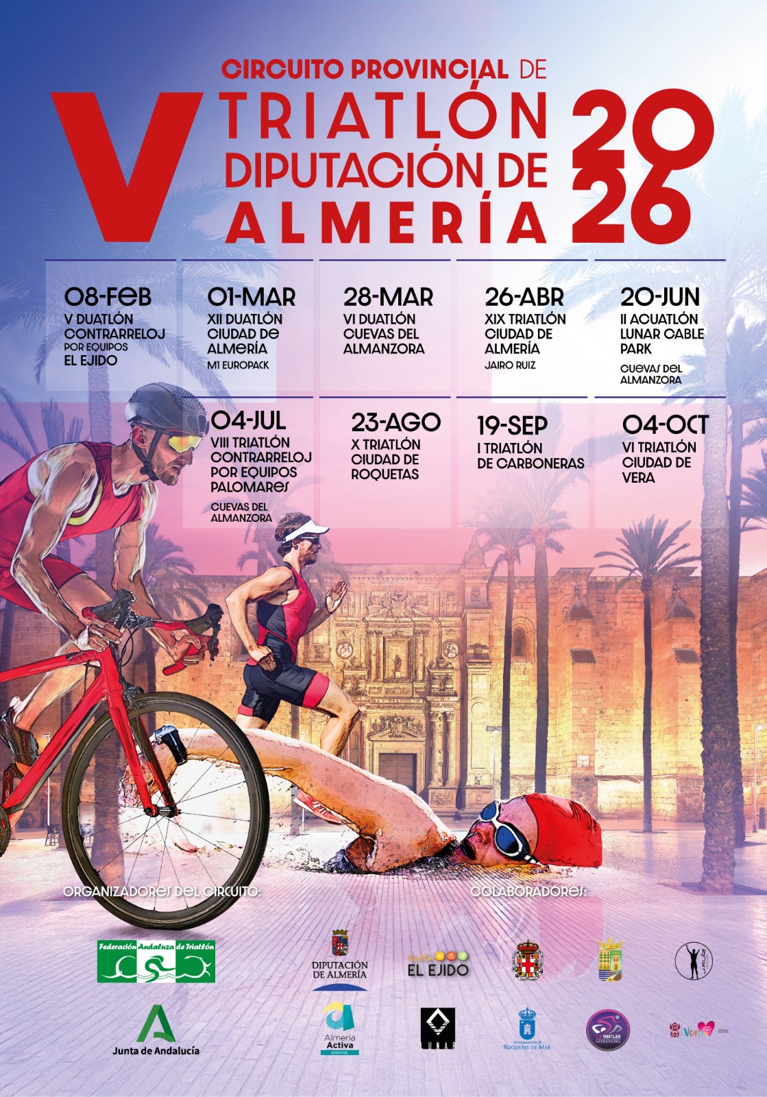Circuito Provincial de Triatlón. Palomares Cuevas del Almanzora 04-07-26